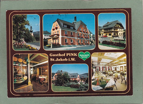 AK St. Jakob im Walde. Gasthof-Pension Pink.