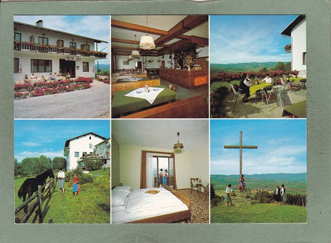 Werbe-AK Vorau. Gasthof Pension Kager, Puchegg 93.
