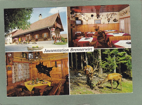AK Vorau. Jausenstation Brennerwirt. Inh. A. Rechberger. Riegersbach 14.