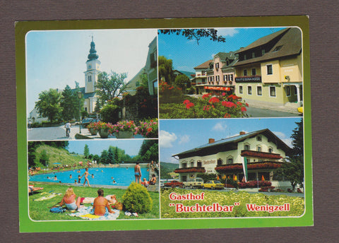 AK Wenigzell. Gasthof Buchtelbar. (1989)