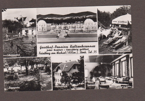 AK Friedberg am Wechsel. Gasthof Pension Kaltenbrunner.