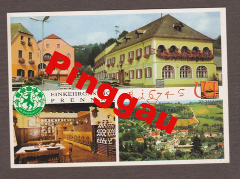AK Pinggau. Einkehrgasthof Prenner. Hauptplatz 15.