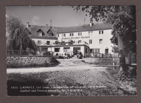 AK Lafnitz. Gasthof und Pension Haspel.
