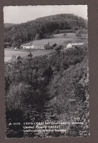 AK Erdwegen bei Grafendorf. Gasthof-Pension Schlögl.