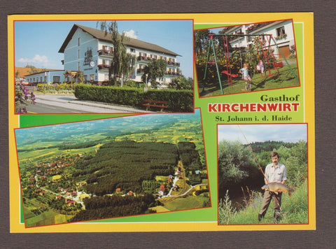 AK St. Johann in der Haide. Gasthof Pension Kirchenwirt Bes.: Familie Sommer.