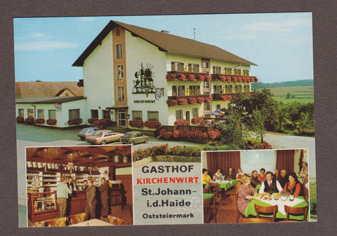 AK St. Johann in der Haide. Gasthof Kirchenwirt.