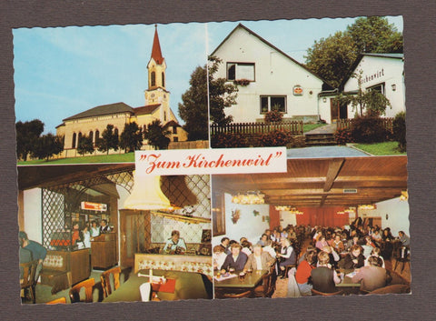 AK St. Johann in der Haide. Gasthaus zum Kirchenwirt. J. Stadtegger.