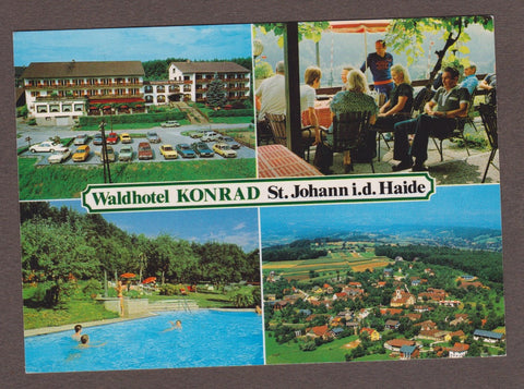 AK St. Johann i.d. Haide. Waldhotel Konrad.