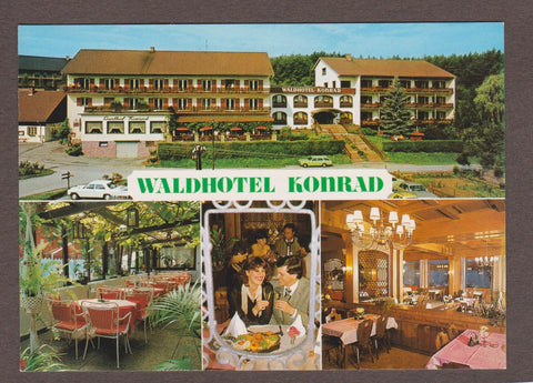 AK St. Johann i.d. Haide. Waldhotel Konrad.