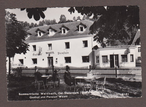 AK Waldbach. Gasthof und Pension Wastl.