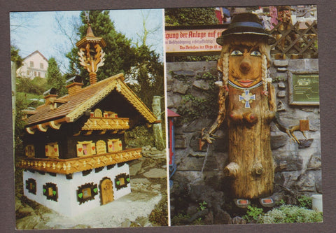 AK Waldbach. Alpengarten. Wasserspiele. F. u. A. Wiedner.