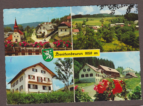 AK Breitenbrunn. Ortsansicht. Berggasthof Milchrahm-Rablhof.