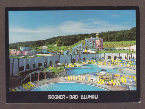 Werbe-AK Rogner Bad Blumau.