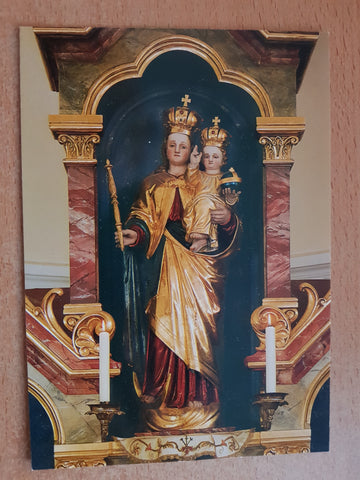 AK Wallfahrtskirche Maria Fieberbründl. Gnadenstatue.