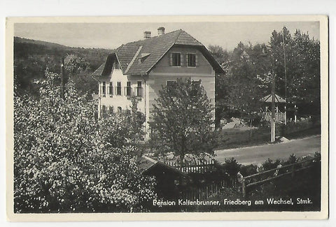 AK Friedberg am Wechsel. Pension Kaltenbrunner.