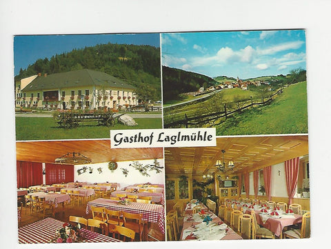AK Schäffern. Gasthof Pension Laglmühle. Franz Doppler, Elsenau 43.