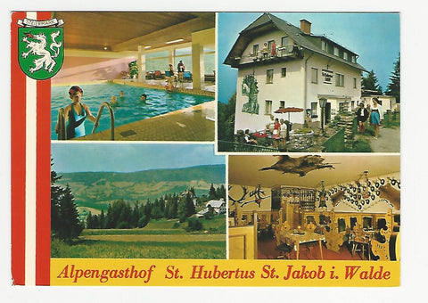 AK St. Jakob im Walde. Alpengasthof St. Hubertus.