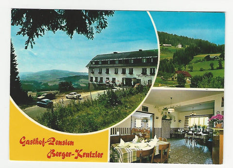 AK St. Jakob im Walde. Gasthof Pension Berger-Krutzler.