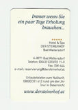 Visitenkarte Bad Waltersdorf. Hotel & Spa Der Steirerhof.