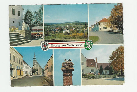 AK Grüsse aus Waltersdorf.