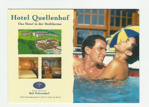 AK Bad Waltersdorf. Hotel Quellenhof.