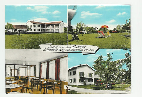 AK Waltersdorf. Gasthof u. Pension Teuschler. Leitersdorfberg.