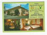 AK Burgau 37. Gasthof Restaurant Zum Hirschen. Familie Anton Postl.