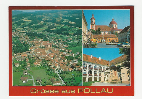 AK Grüsse aus Pöllau.