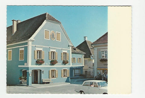 AK Pöllau, Hauptplatz 6. Gasthof Fleischhauerei Ritter.