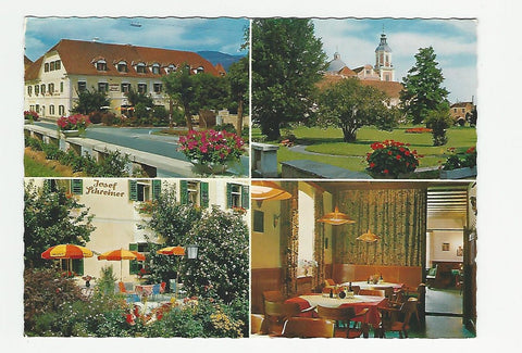 AK Pöllau 55. Gasthof Josef Schreiner.