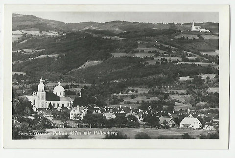 AK Pöllau mit Pöllauberg. (1949)