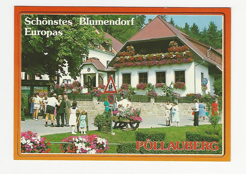 AK Pöllauberg. Schönstes Blumendorf Europas. (1990)