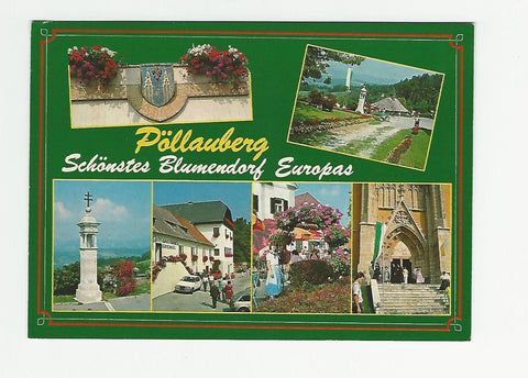 AK Pöllauberg. Schönstes Blumendorf Europas. (1986)