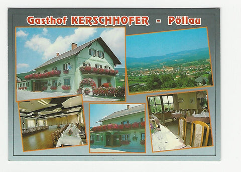 AK Pöllauberg. Gasthof Josef Kerschhofer.