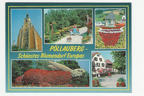 AK Pöllauberg. Schönstes Blumendorf Europas.