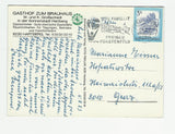 AK Hartberg. Gasthof zum Brauhaus. W. Und K. Großschedl.