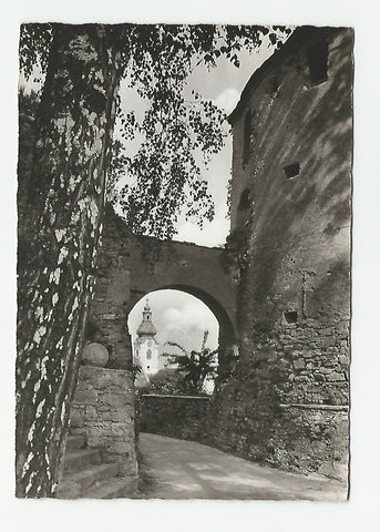 AK Hartberg. Alte Stadtmauer mit Reckturm.