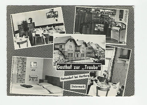 AK Flattendorf bei Hartberg. Gasthof zur Traube.