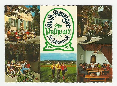 AK St. Johann in der Haide. Most-Heuriger Otto Pußwald.