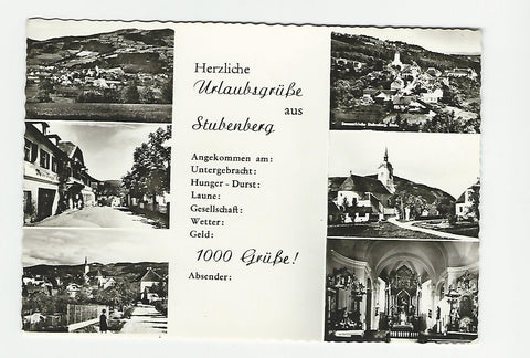 AK Herzliche Urlaubsgrüße aus Stubenberg. 1000 Grüße !