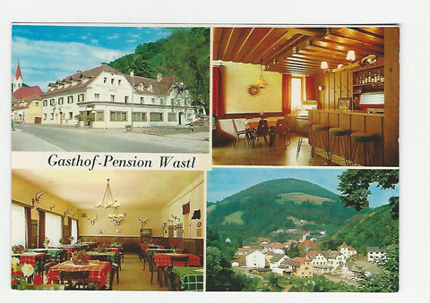 AK Waldbach 9. Gasthof Pension Wastl-Öhl.