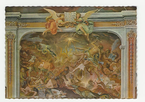 AK Stiftskirche Vorau. Sakristei. Fresko: J. C. Hackhofer 1716: Die Hölle.