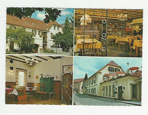 AK Vorau. Pension Cafe Zum goldenen Kreuz vorm. M. Prettenhofer. Inh. Ilse Albrechtsberger.