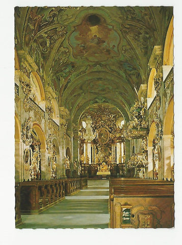 AK Stift Vorau. Kircheninneres.