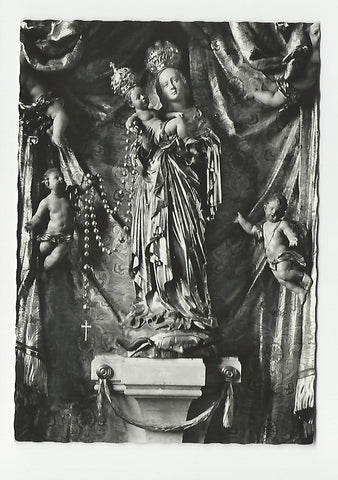 AK Vorau. Gotische Madonna in der Stiftskirche (1964)