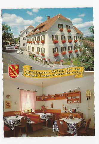 AK Wenigzell. Pittermann 17. Frühstückspension Zur Linde, Maria Hofer.