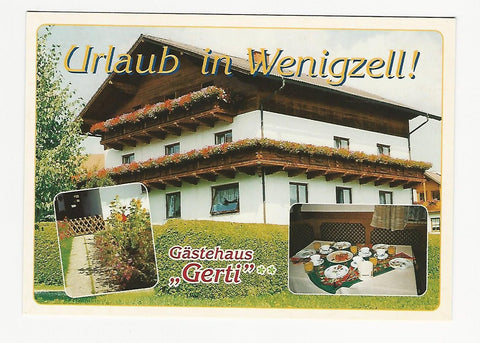 AK Wenigzell. Gästehaus Gerti. Familie H. u. M. Fößl. Pittermann 153.