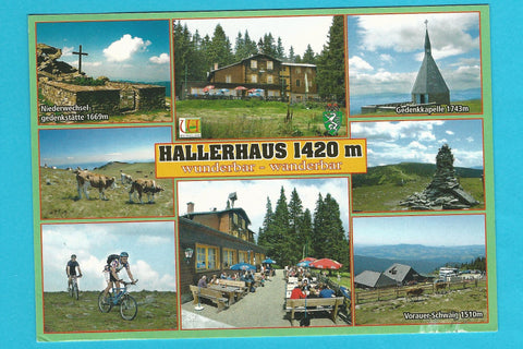 AK Hallerhaus. Fam. Josef Pölzlbauer, Schaueregg 25, Mönichkirchen.