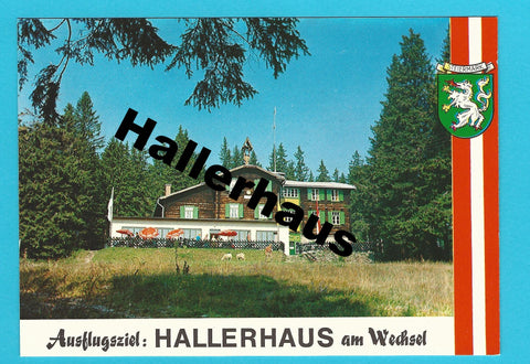 AK Hallerhaus am Wechsel. Pächter: Wagner Herwig.