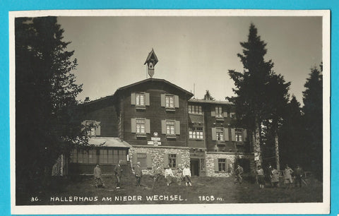 AK Hallerhaus am Nieder Wechsel.